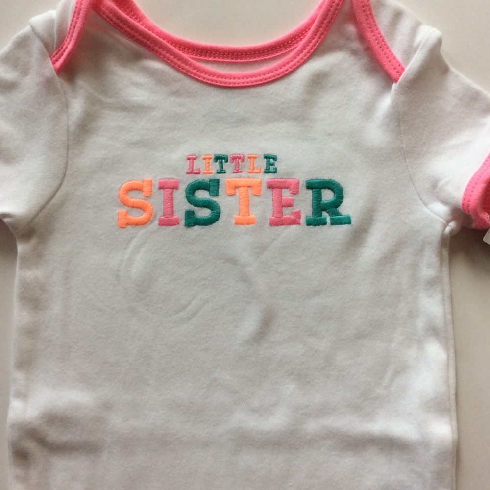 Carter's ‘Little Sister’ Onesie - Picture 2 of 3